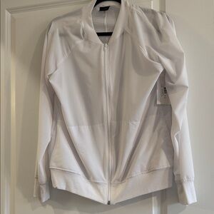 Chi Chi London White Bomber Jacket